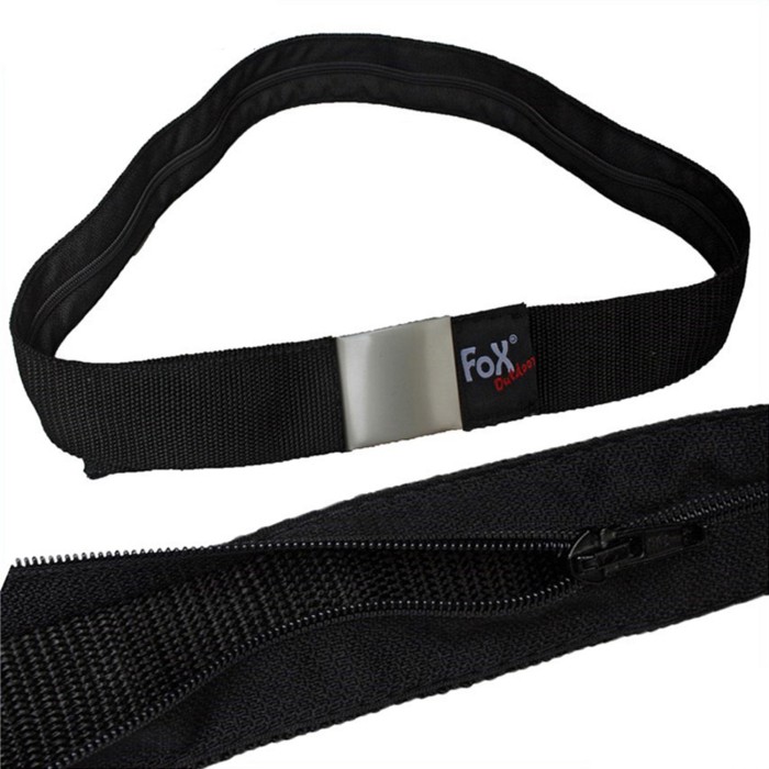 Fox Outdoor Gürtel mit Geldfach, Schnellverschluss-Metallschnalle